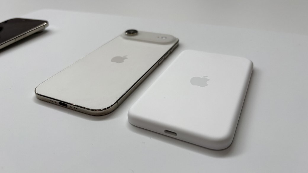 Галерея The Verge: iPhone Air с дополнительной батареей уже не такой тонкий, каким кажется - 7 фото