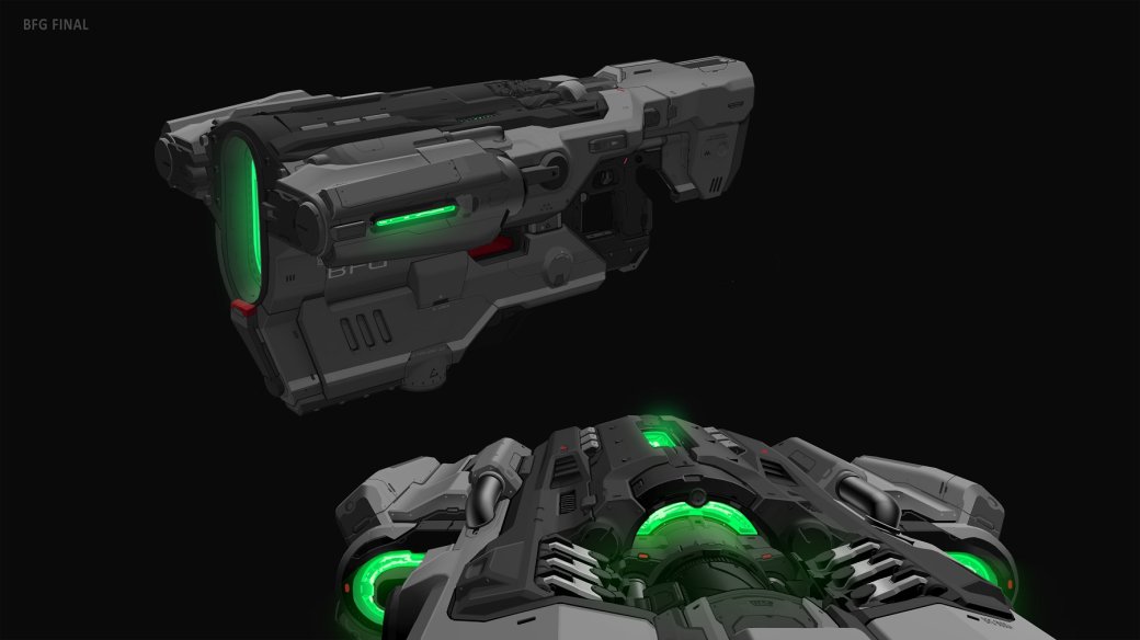 Галерея. Арты оружия из Doom Eternal — с комментариями художников id Software — фото 4
