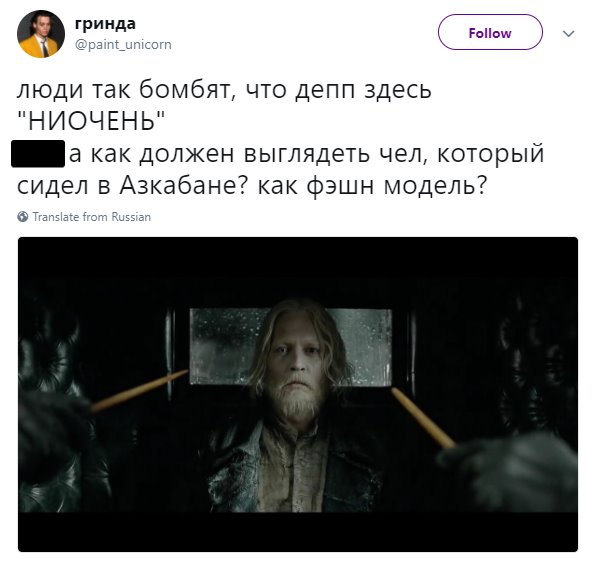 Реакции Интернета на трейлер «Фантастических тварей»: фангерлы визжат от молодого Дамблдора — фото 1
