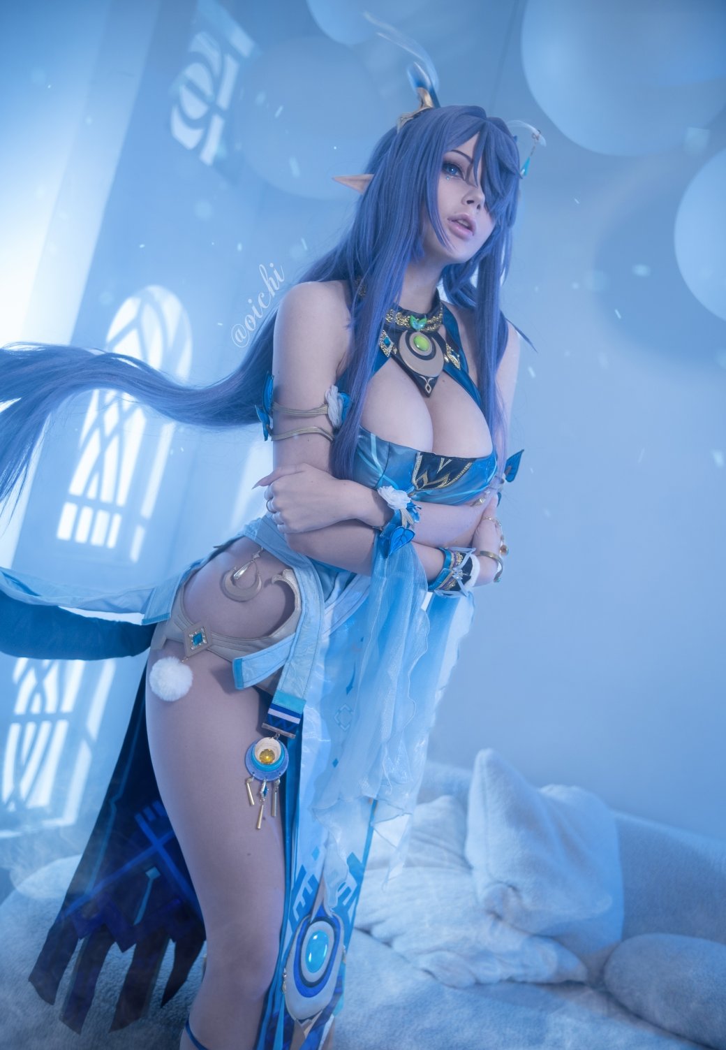 Галерея Модель снялась в образе прекрасной Лаумы из Genshin Impact - 5 фото