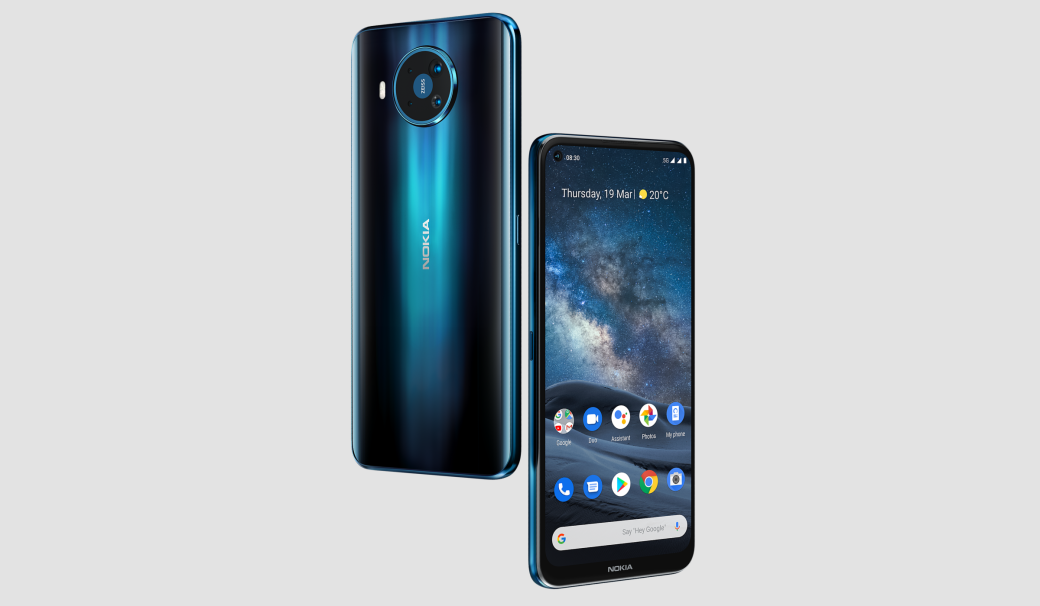 Представлены трио финских смартфонов: флагман Nokia 8.3 5G, бюджетники Nokia 5.3 и Nokia 1.3 — фото 1
