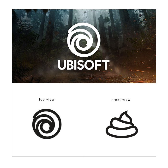 Новый логотип Ubisoft сравнили с какашкой — и кто-то сделал 3D-модель! — фото 2