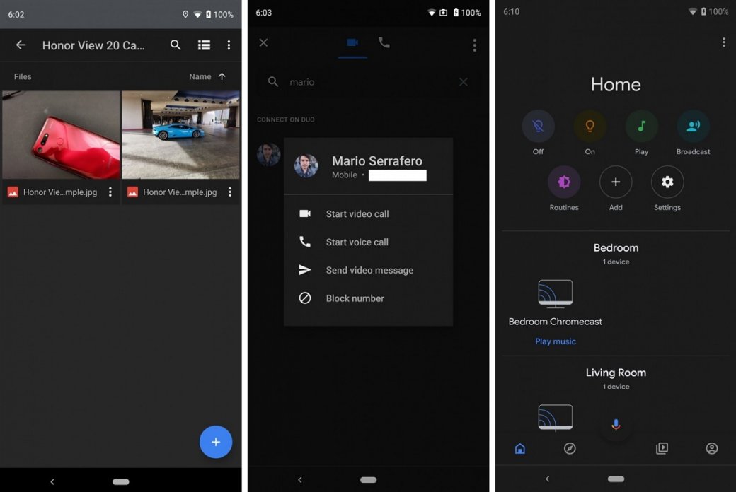 Так будет выглядеть ночной режим Dark Mode в Android Q — фото 2