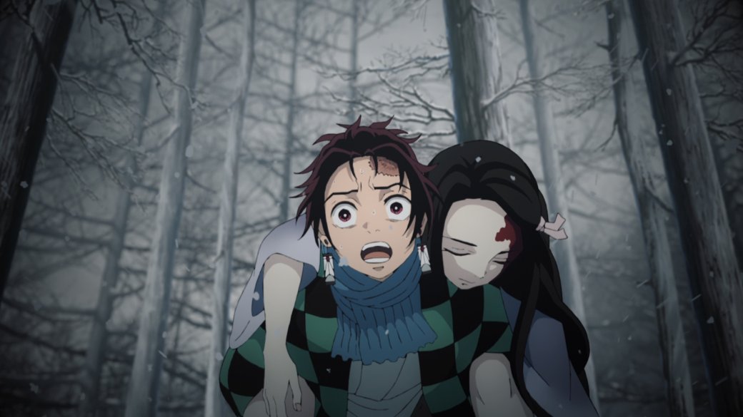 Кадр из аниме «Истребитель демонов»

Источник: ufotable