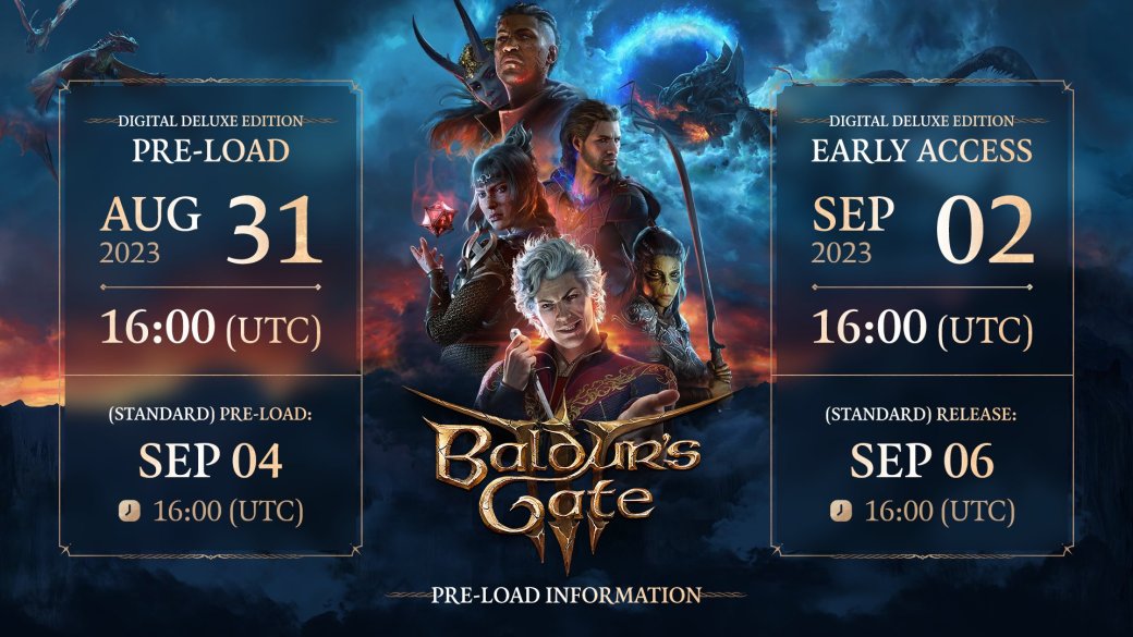 Larian Studios раскрыли дату предзагрузки Baldurʼs Gate 3 на PS5 — фото 1