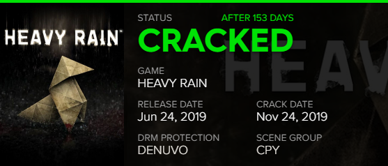 Спустя пять месяцев ПК-версию Heavy Rain все же взломали — фото 1