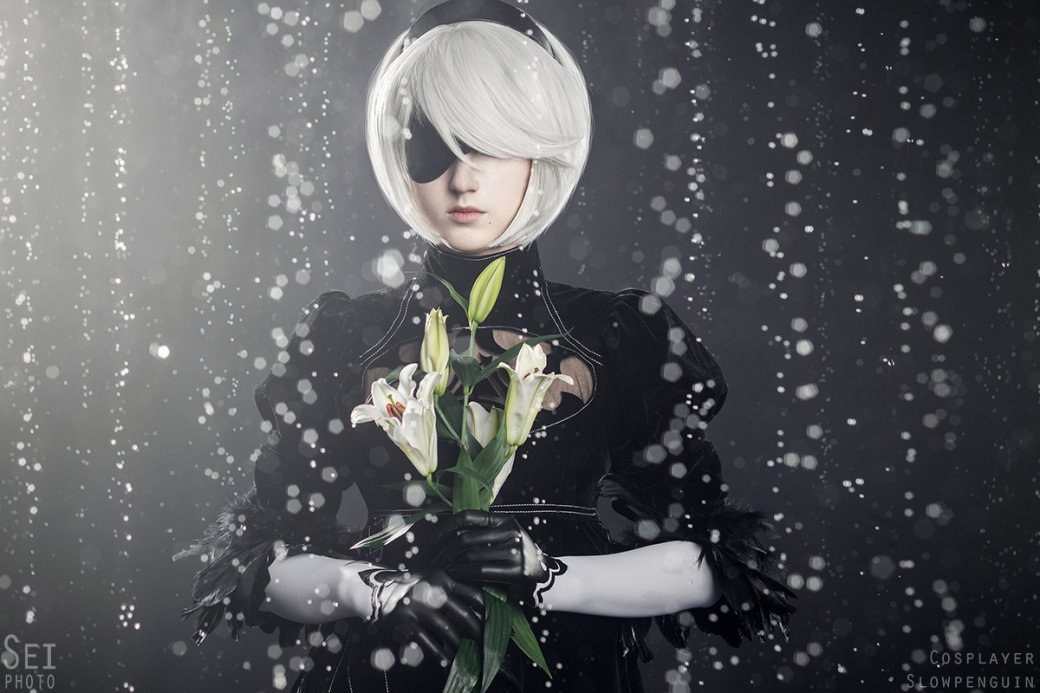 Холодная, но манящая 2B в новом прекрасном косплее NieR: Automata — фото 3