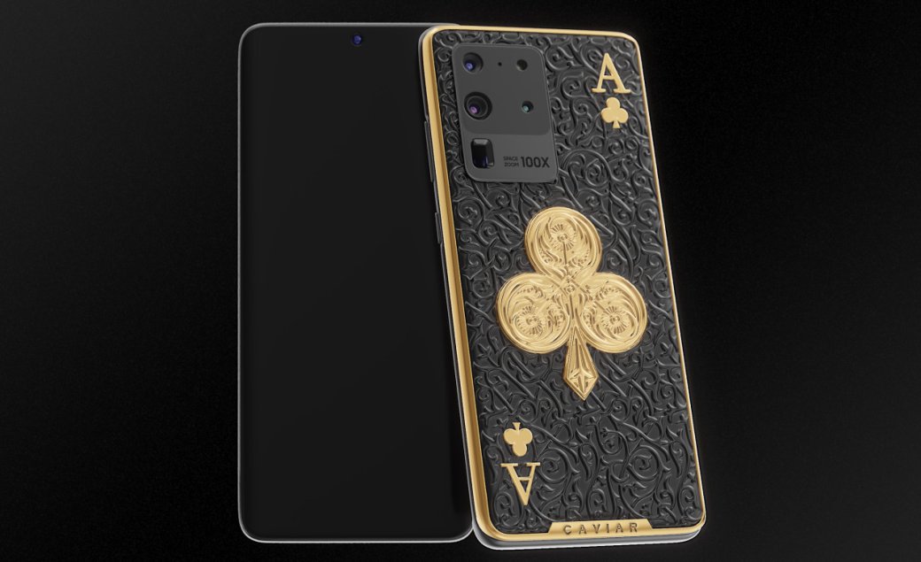 Caviar представил пять люксовых вариантов Galaxy S20 в виде игральных карт. Цены до 2,7 млн рублей — изображение 5