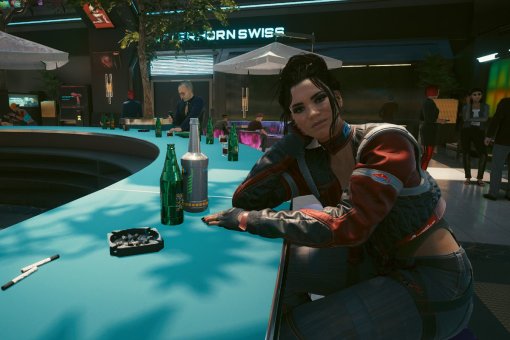Мод для Cyberpunk 2077 добавил анимации распития алкогольных напитков в барах
