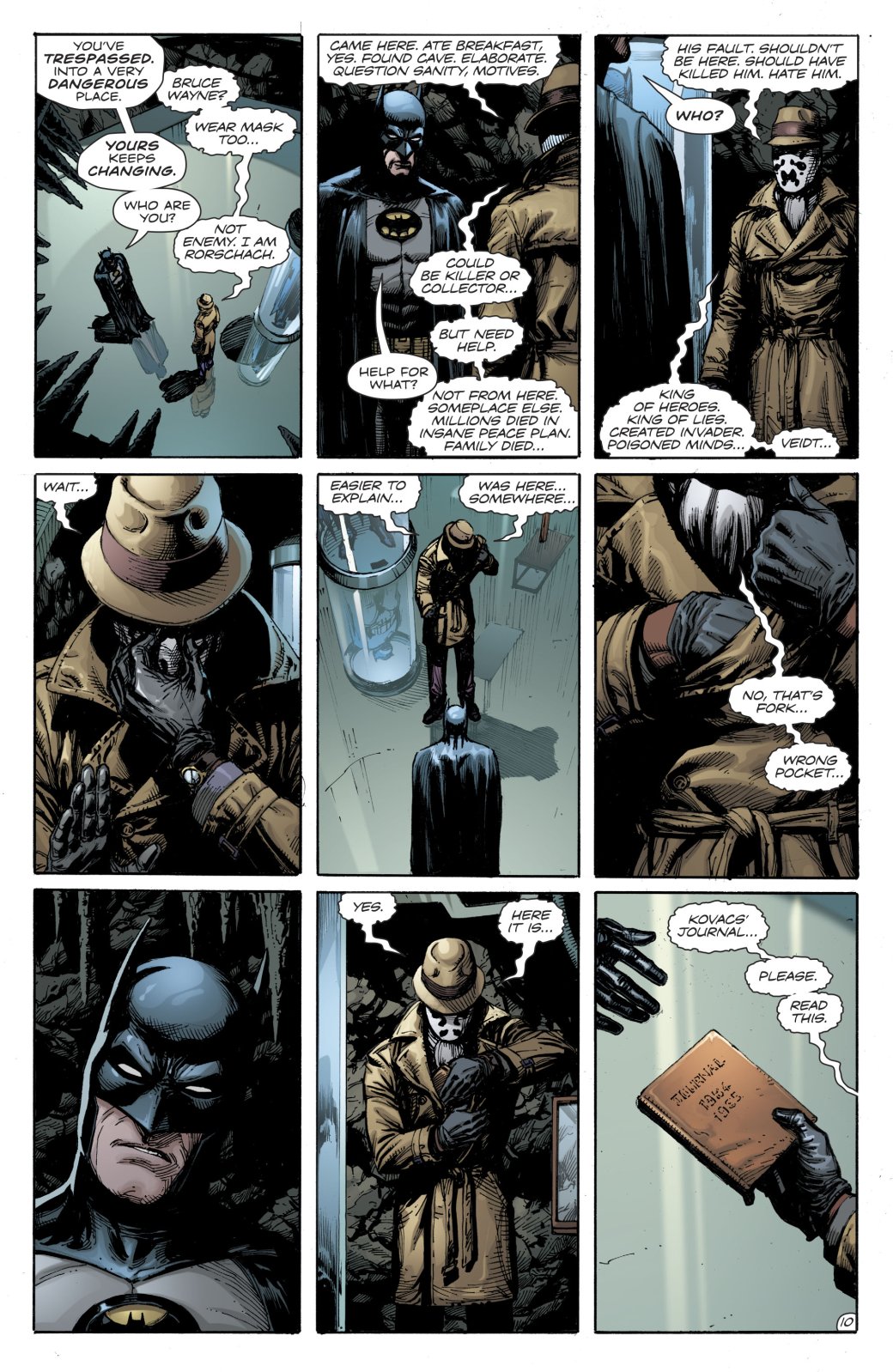 Галерея Чем закончилась встреча Бэтмена и нового Роршаха на страницах комикса Doomsday Clock? - 3 фото