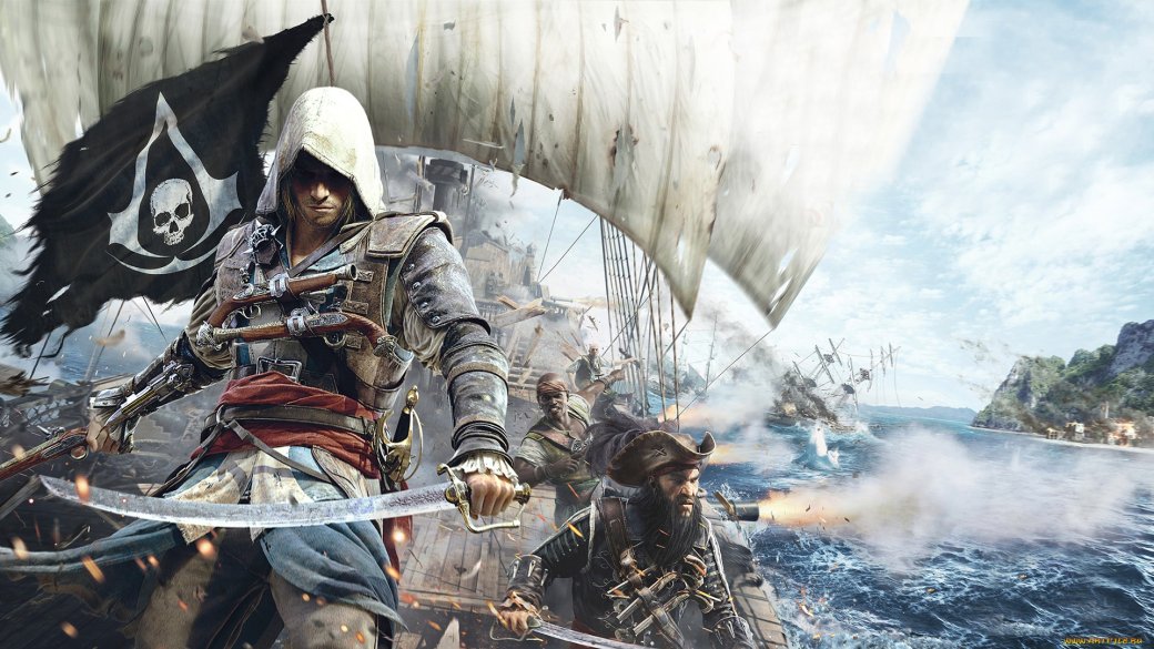 Гифка дня: неунывающий моряк в Assassinʼs Creed IV: Black Flag — фото 1