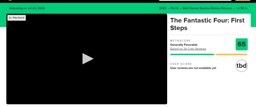 Галерея Свежачок! «Фантастическая четвёрка: Первые шаги» смогла заслужить благосклонность критиков - 2 фото