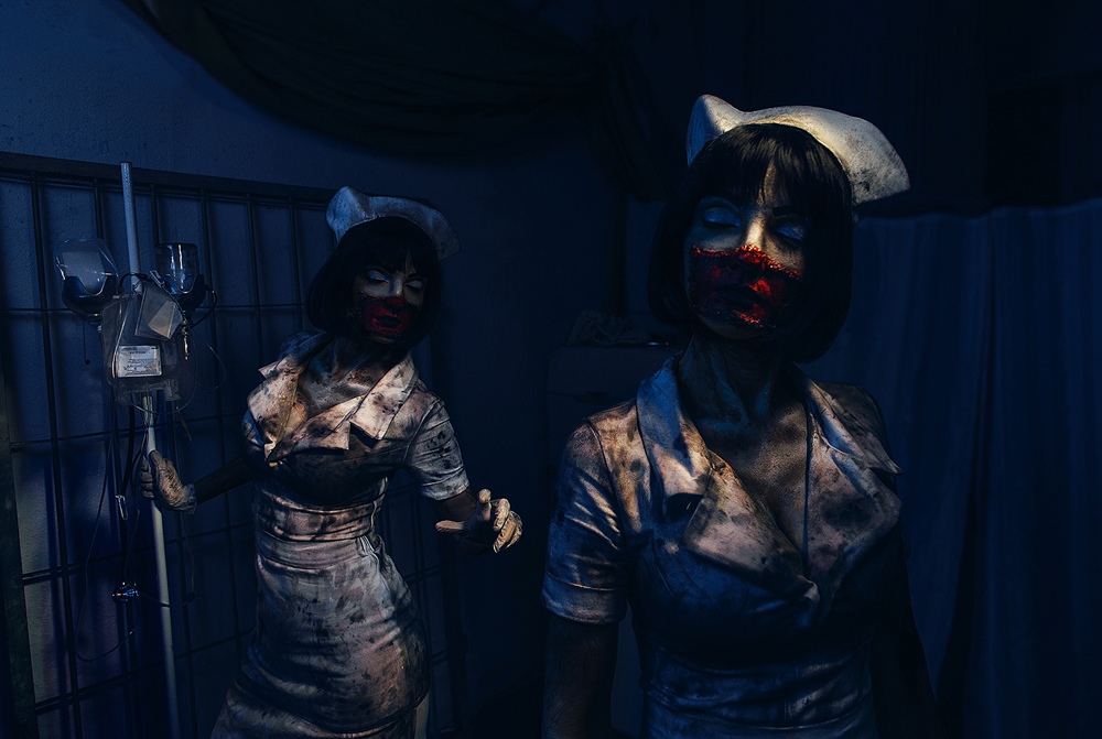 Жуткий косплей медсестры из Silent Hill 3 на Хэллоуин — изображение 5