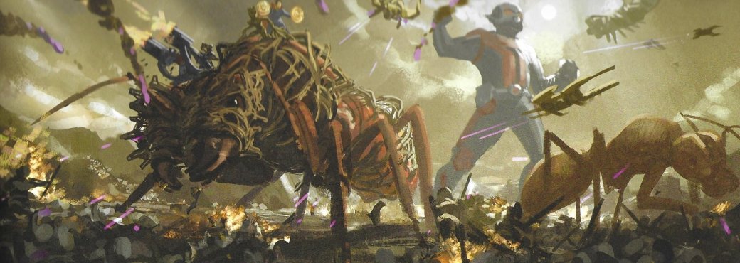 Галерея Человек-муравей мог призвать армию насекомых в «Мстителях: Финал». Есть концепт-арты - 3 фото