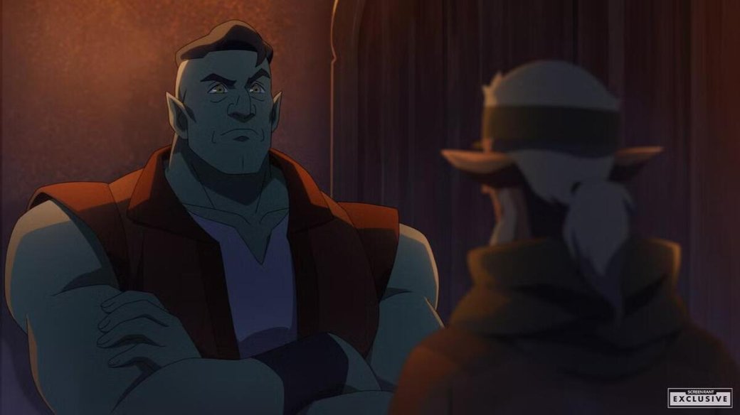 На новых кадрах четвёртого сезона «Легенды о Vox Machina» Грог Стронгджо пугает всех своим криком — изображение 5