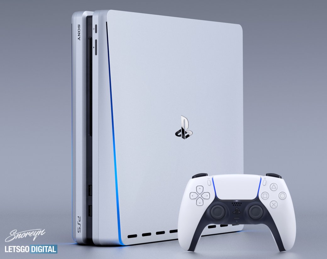 PlayStation 5 и геймпад DualSense показались на качественных фанатских рендерах — изображение 4