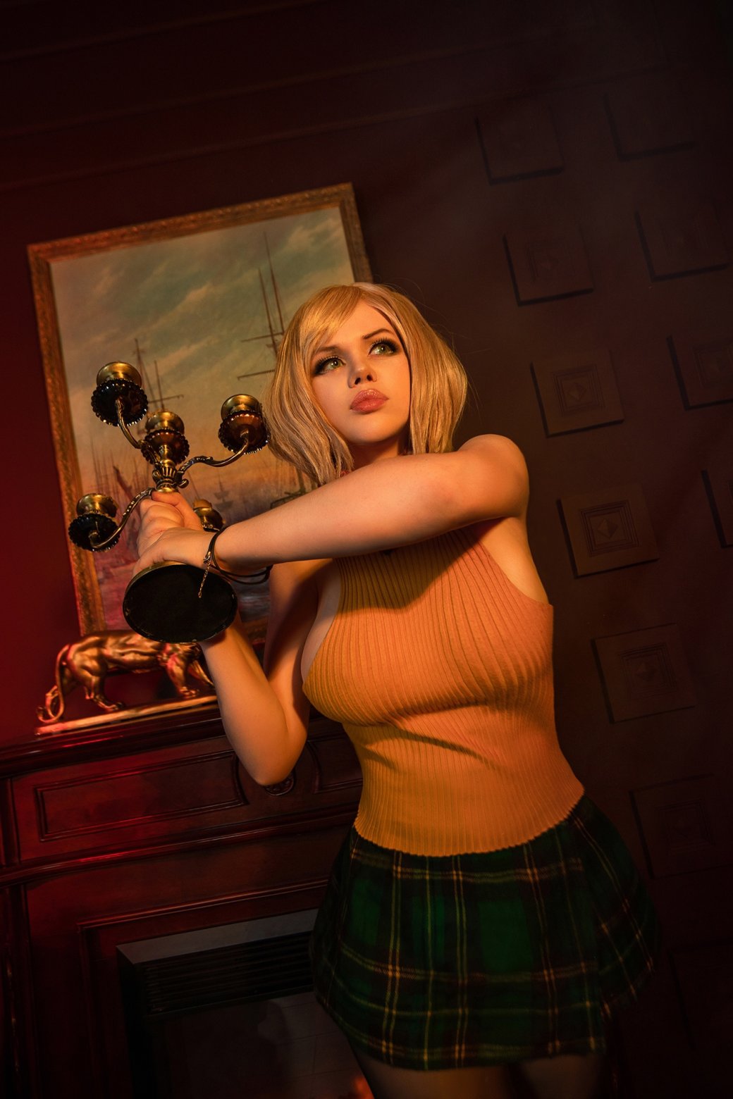 Модель сделала эротичный косплей на пойманную Эшли из ремейка Resident Evil 4 — изображение 3