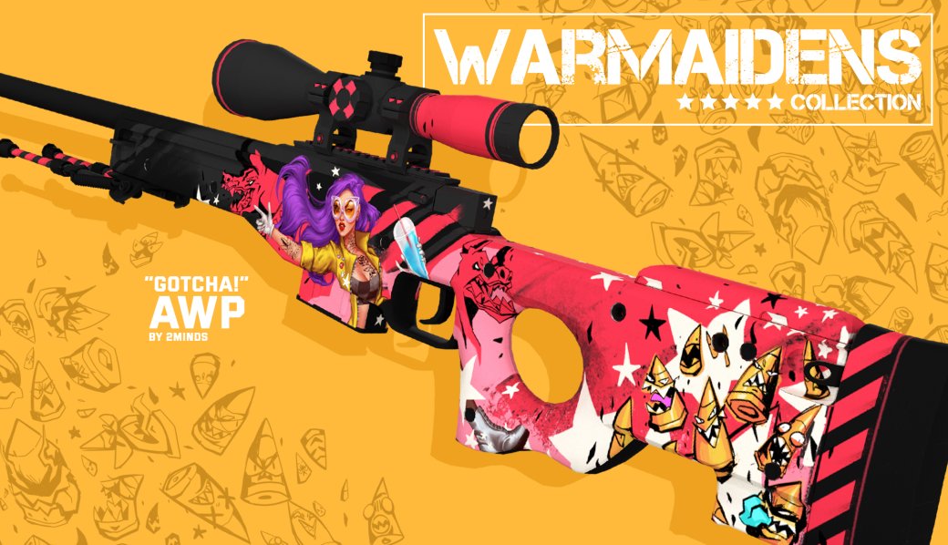 Самые красивые скины на AWP для CS:GO, которые были созданы в рамках конкурса к юбилею игры — фото 6