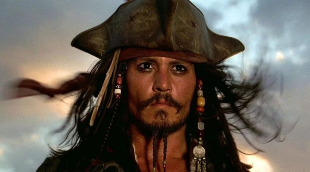 Джонни Депп на&nbsp;кадре из&nbsp;фильма «Пираты Карибского моря: Проклятие Чёрной жемчужины»