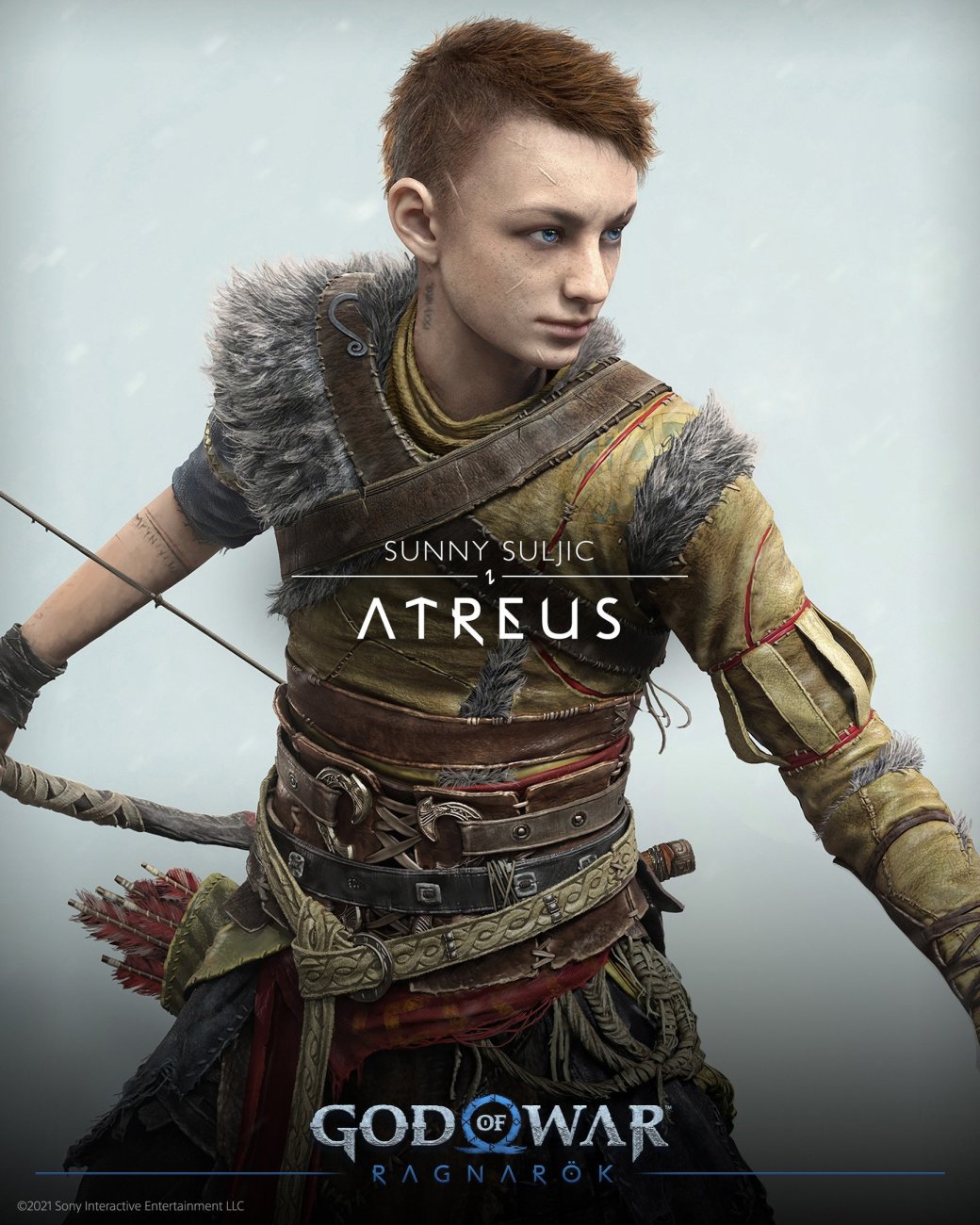 На персональных постерах God of War Ragnarok показали полного Тора и других героев — изображение 8