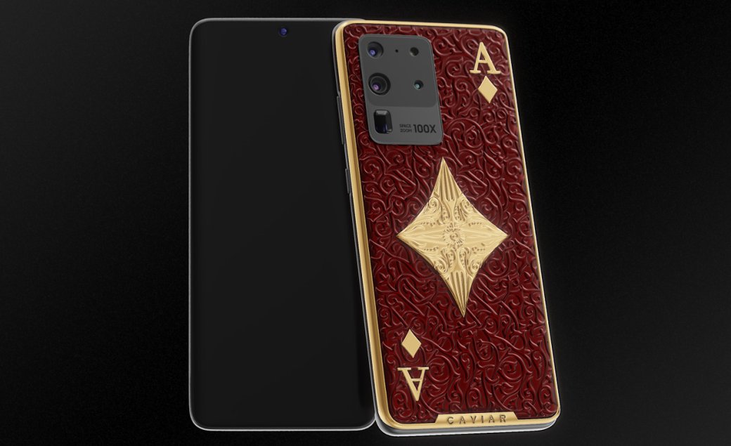 Caviar представил пять люксовых вариантов Galaxy S20 в виде игральных карт. Цены до 2,7 млн рублей — изображение 3