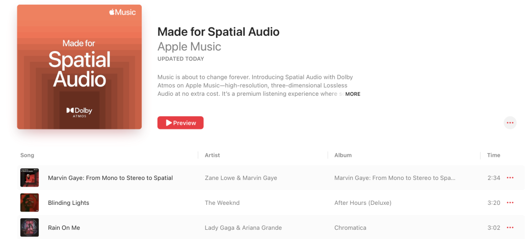 Apple добавила формат lossless и функцию объёмного звука Dolby Atmos в Apple Music — фото 1