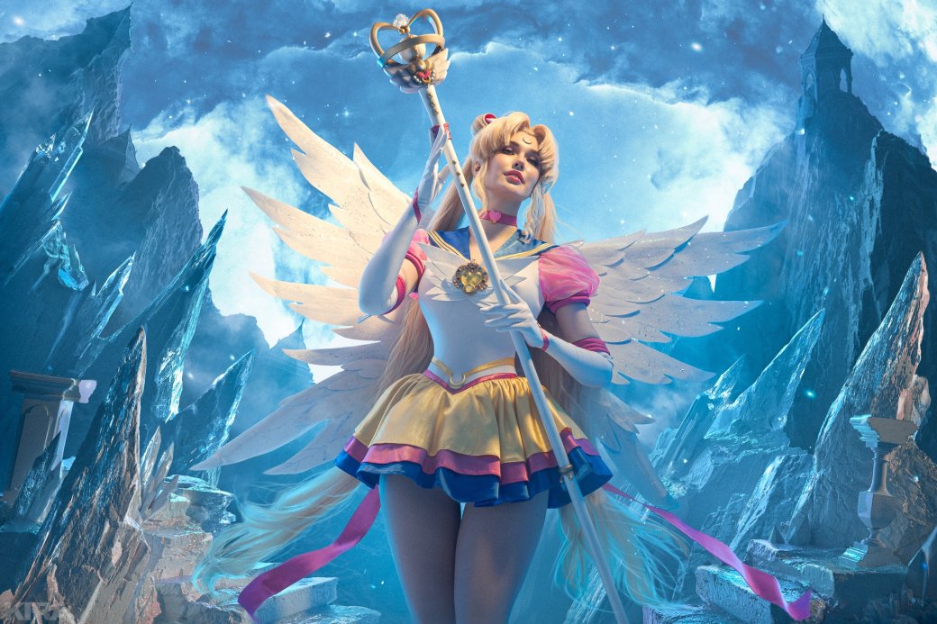 Модель предстала в образе яркой Усаги Цукино из аниме «Сейлор Мун» — изображение 4