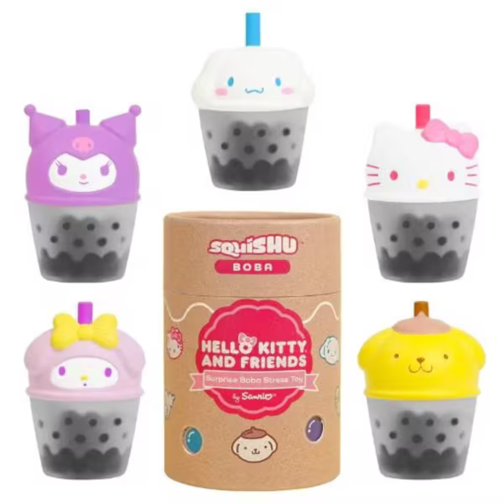 Галерея Sanrio выпустила антистресс-игрушки Hello Kitty в виде bubble tea - 5 фото