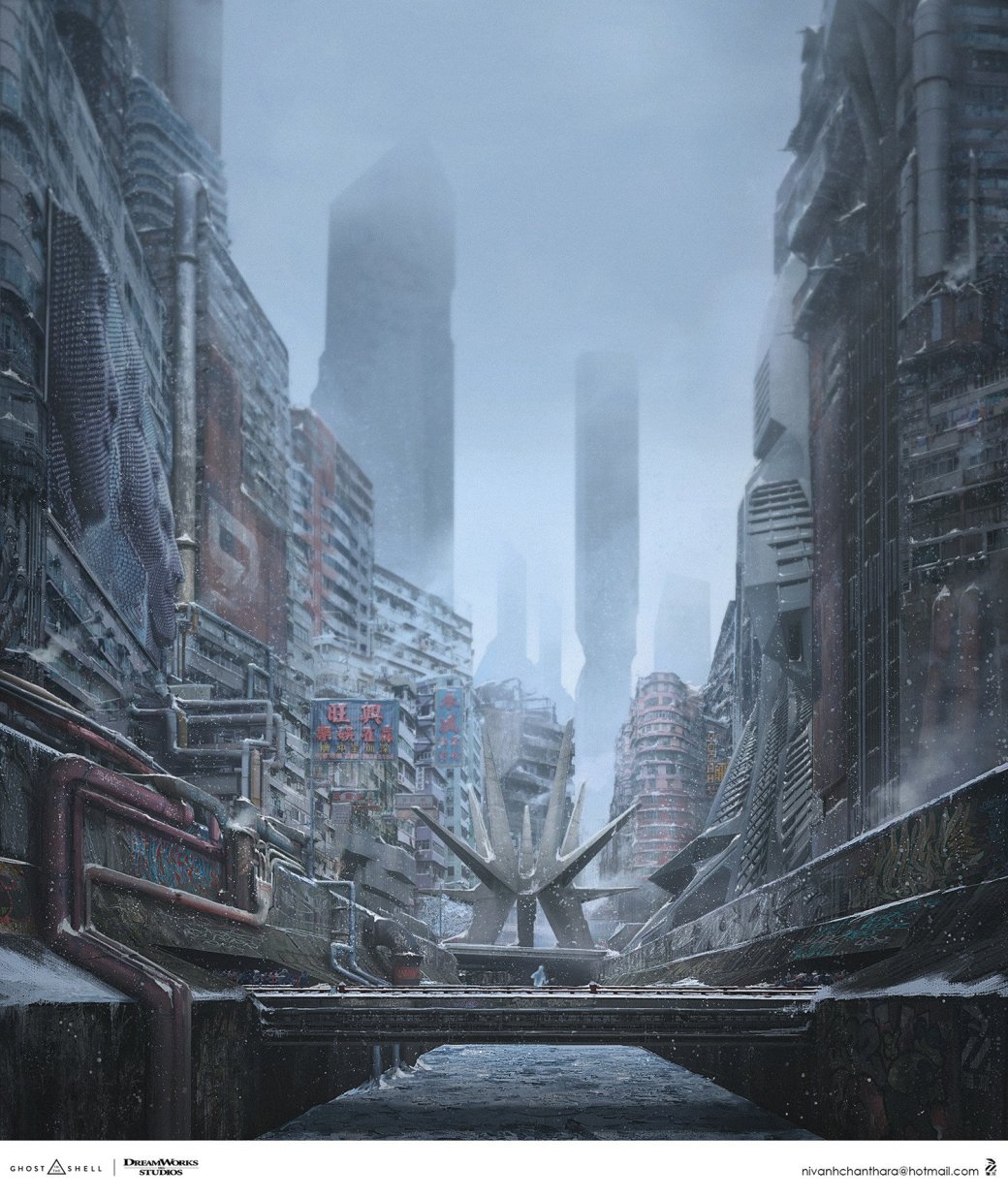 Потрясающий арт к американской Ghost in the Shell от 7 художников — изображение 3
