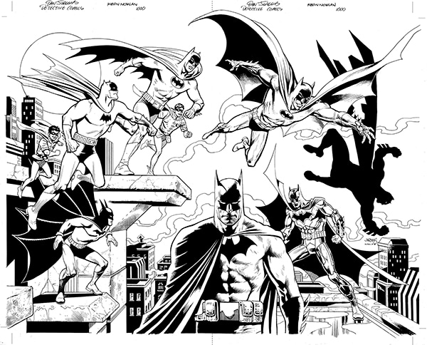 Галерея Галерея. 40+ обложек юбилейного тысячного выпуска Detective Comics с Бэтменом. На любой вкус! - 10 фото