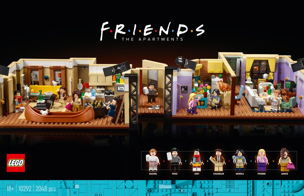 Галерея LEGO выпустит новый набор по сериалу «Друзья». Есть фото - 2 фото