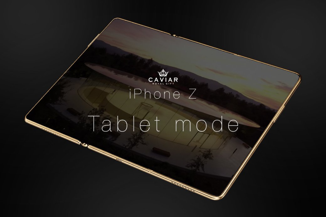 Галерея Российские разработчики представили концепт складного премиум-смартфона iPhone Z - 7 фото