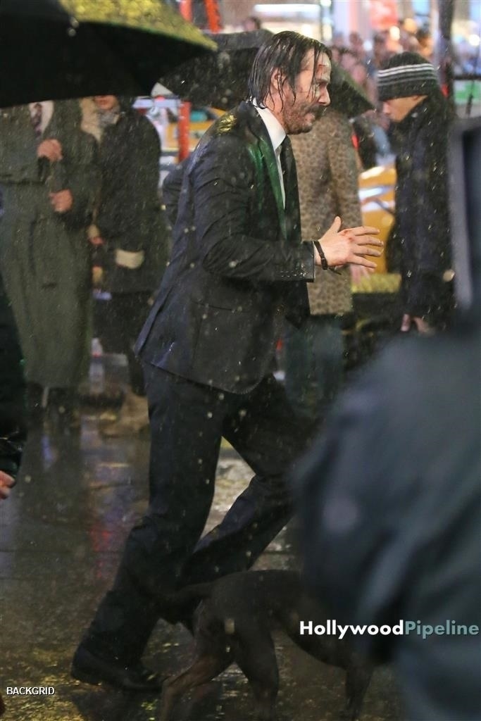 Галерея Промокший и очень злой Киану Ривз на новых кадрах со съемок «Джона Уика 3» - 6 фото
