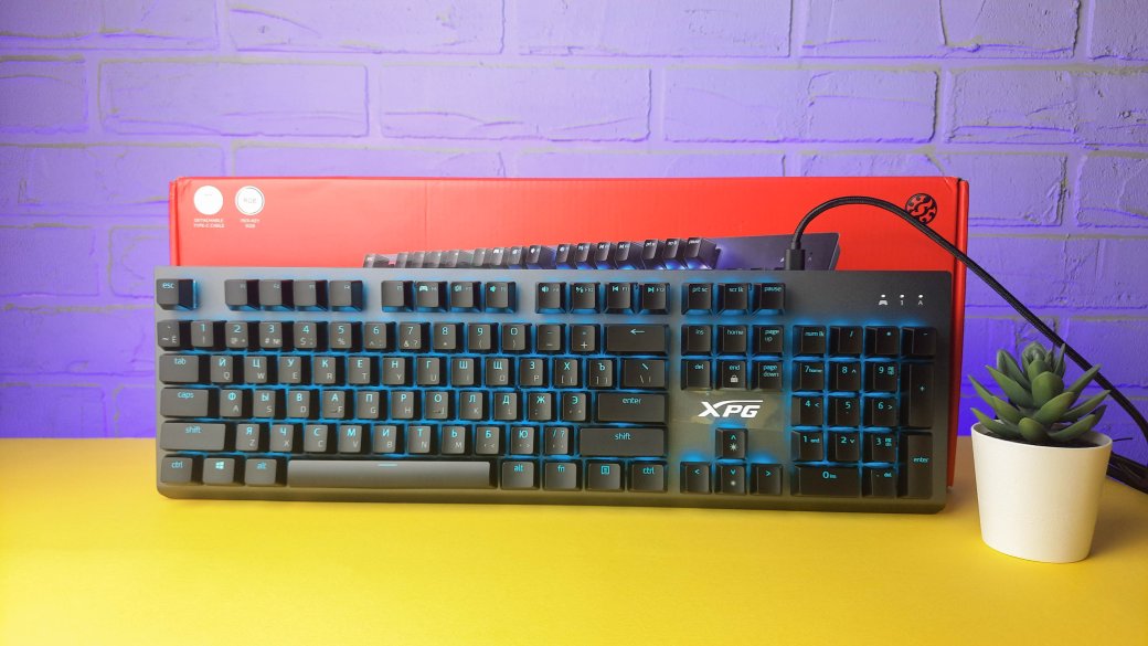 Обзор XPG Mage: игровая механическая клавиатура с RGB-подсветкой и съёмным кабелем — фото 13