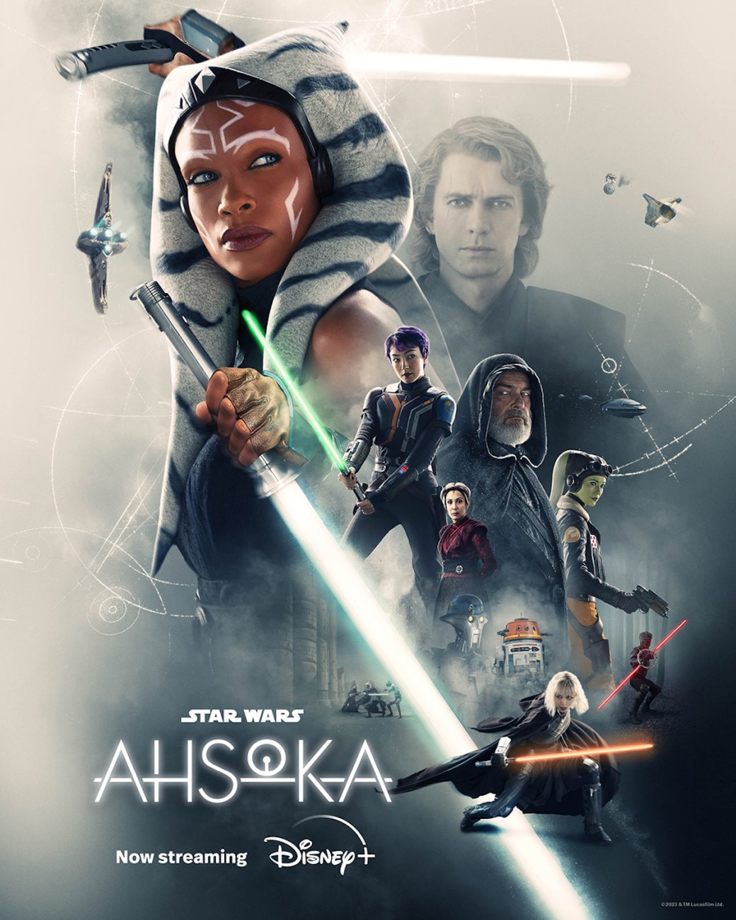 Disney+ показал постер «Асоки» с Энакином Скайуокером — фото 1