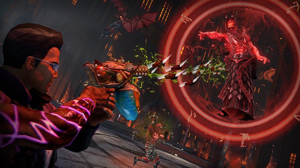 Впервые в Saints Row: органическое оружие, стреляющее кровососущими термитами!