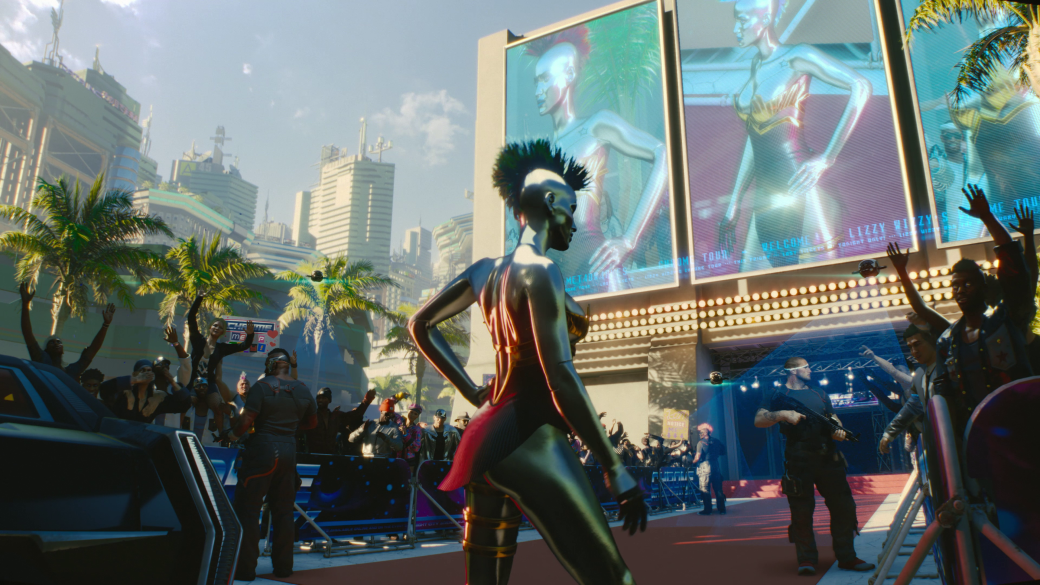 Как в Cyberpunk 2077 выглядит певица Граймс — новое изображение — фото 1