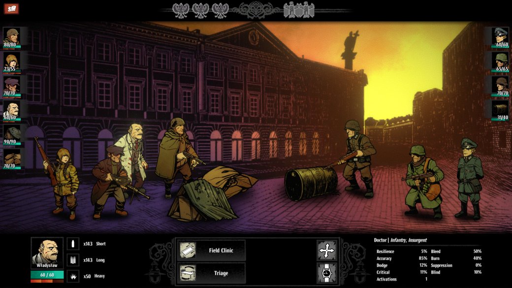 Впечатления от Warsaw — Darkest Dungeon про Вторую мировую и Варшавское восстание — фото 4