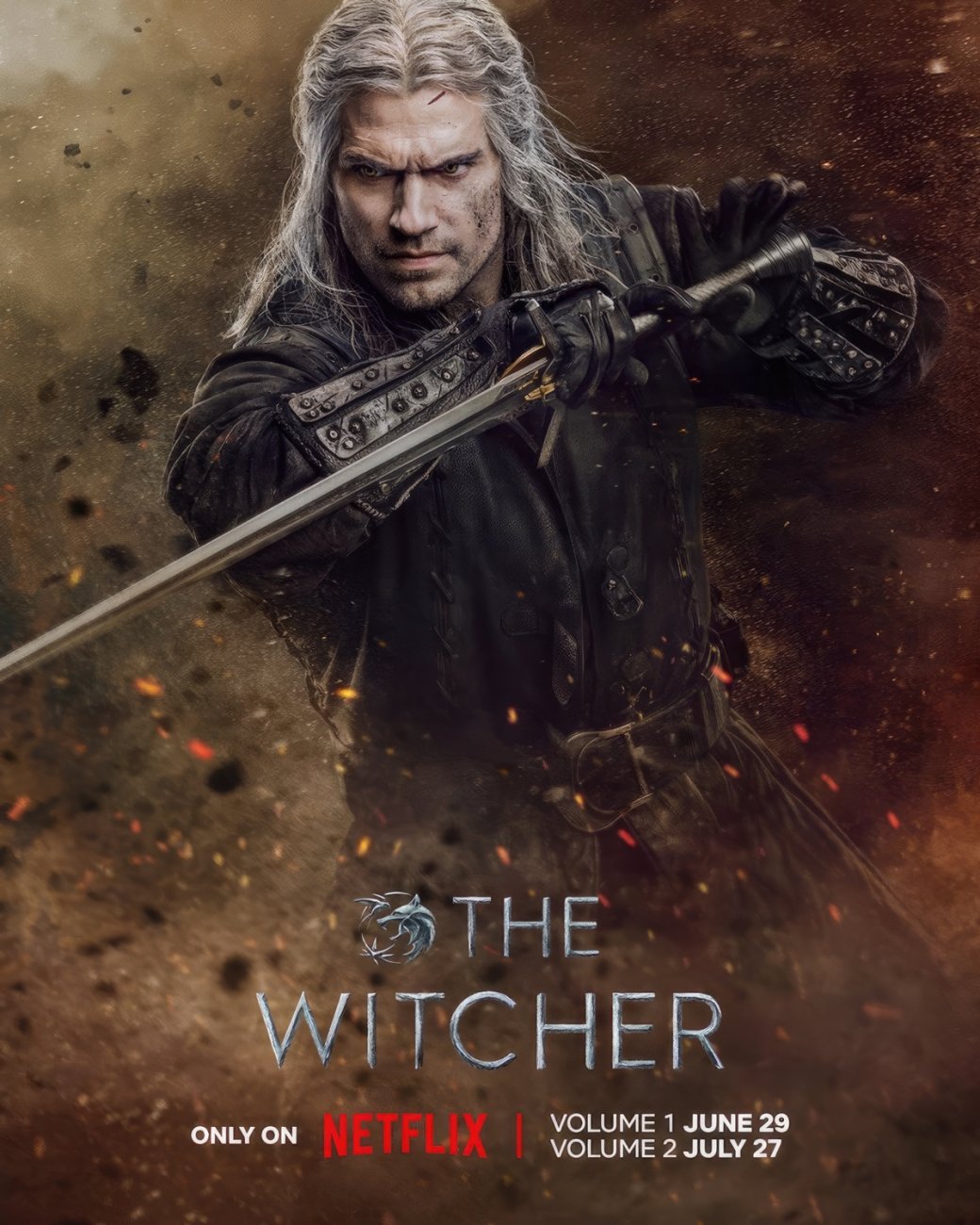 Галерея Netflix поделился яркими постерами с Геральтом и другими героями «Ведьмака» - 4 фото