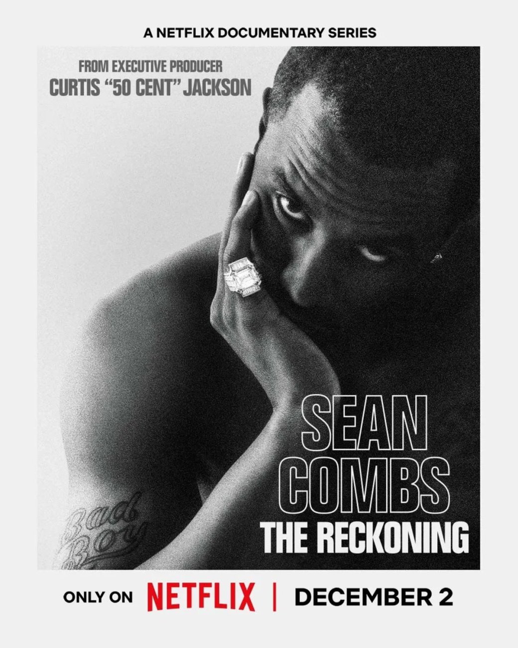Постер фильма Sean Combs: The Reckoning. Источник: Netflix