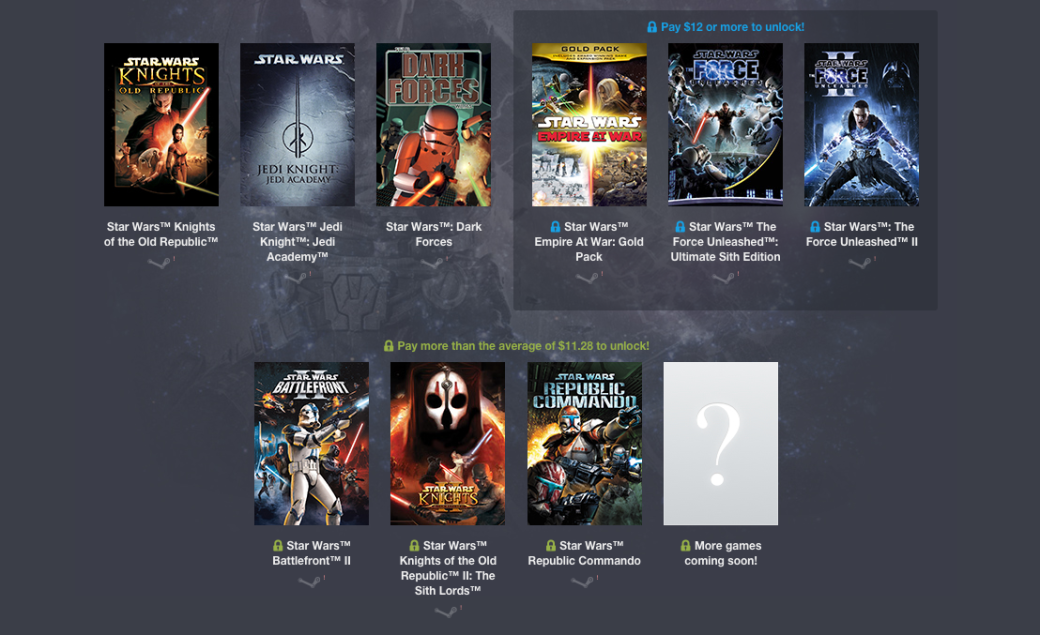 Новый Humble Bundle включает девять игр по «Звездным войнам» — фото 1