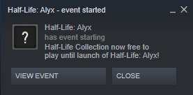 Похоже, в коллекцию Half-Life можно будет сыграть бесплатно до выхода Alyx [обновлено] — фото 1