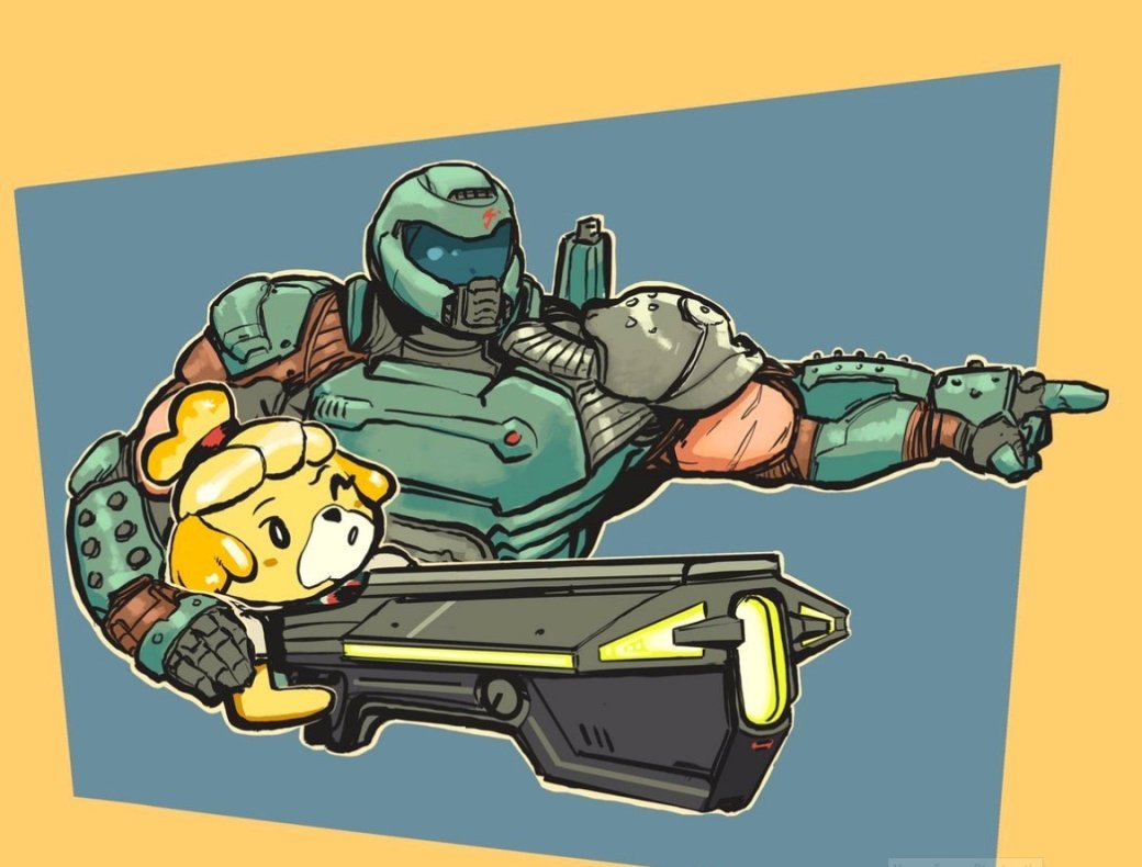 Милая парочка: фанаты создали кроссовер Doom и Animal Crossing — изображение 9