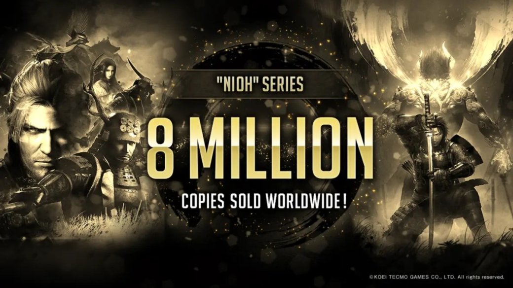 Продажи серии Nioh достигли восьми миллионов копий — фото 1