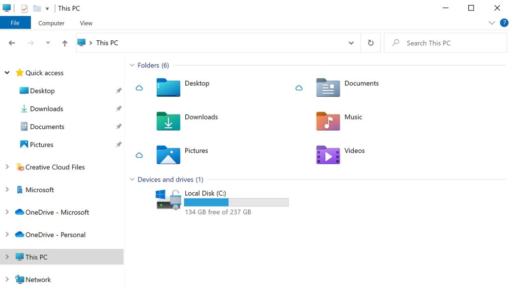 Microsoft изменила «Проводник» в Windows 10 — фото 1
