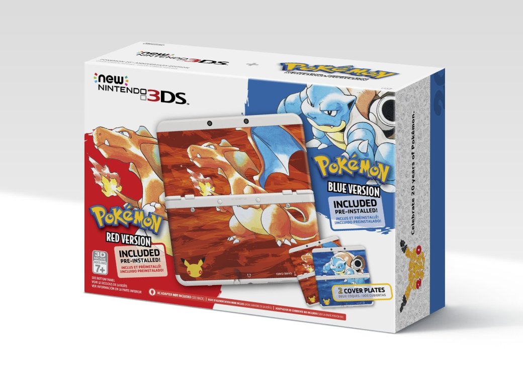 20 лет Pokémon: юбилейные New 3DS и 2DS, переиздание оригинальных игр — фото 3