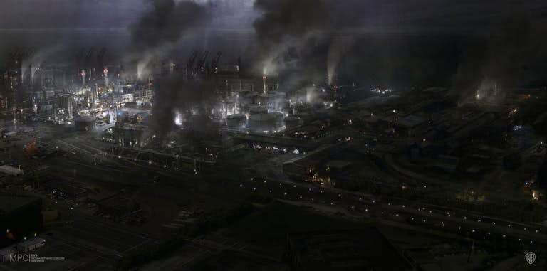Концепт-арт показывает создание Готэма в «Бэтмене против Супермена» — изображение 2