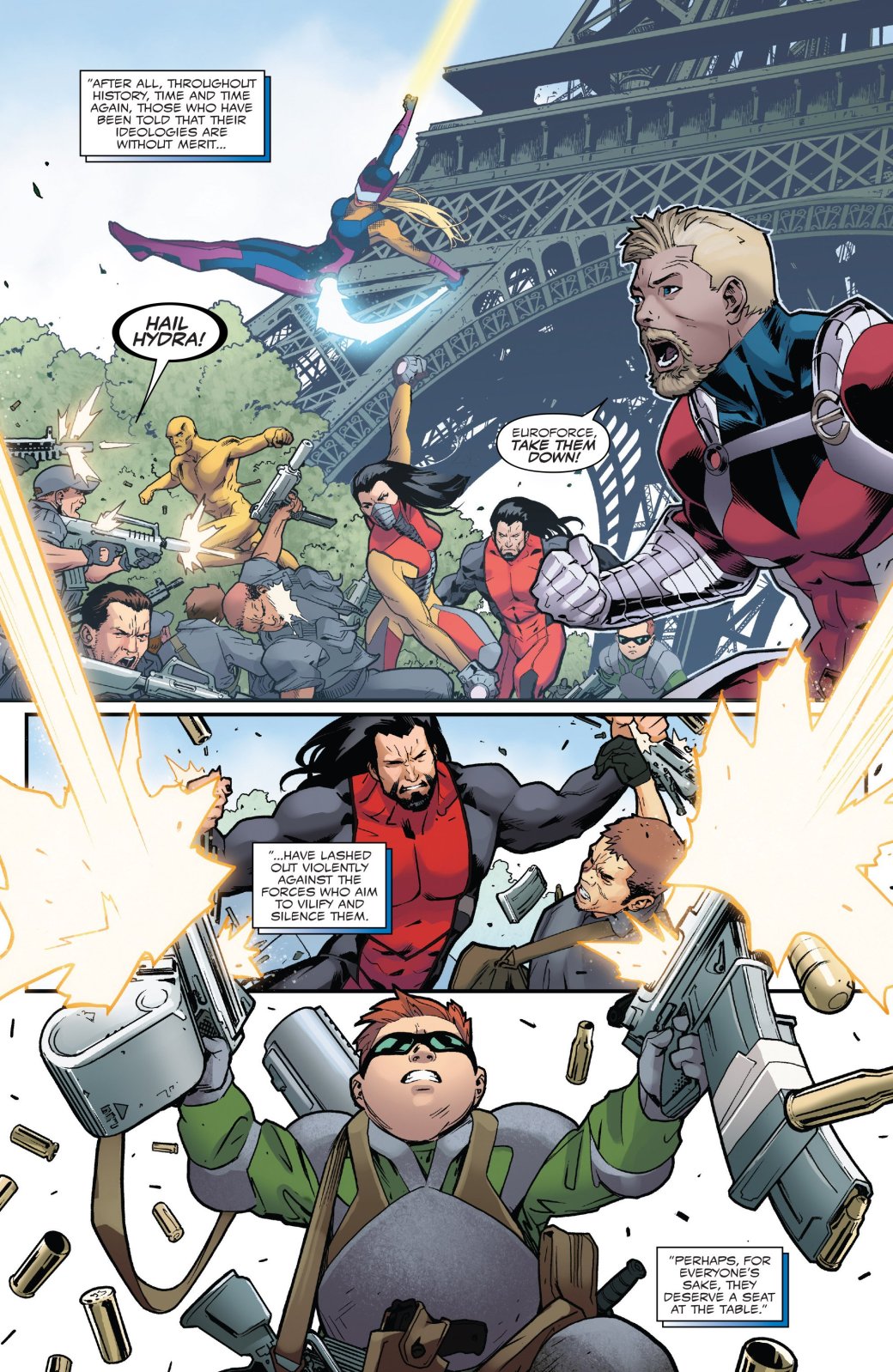 Что лидер Гидры Капитан Америка сказал, выступая в ООН? — фото 3