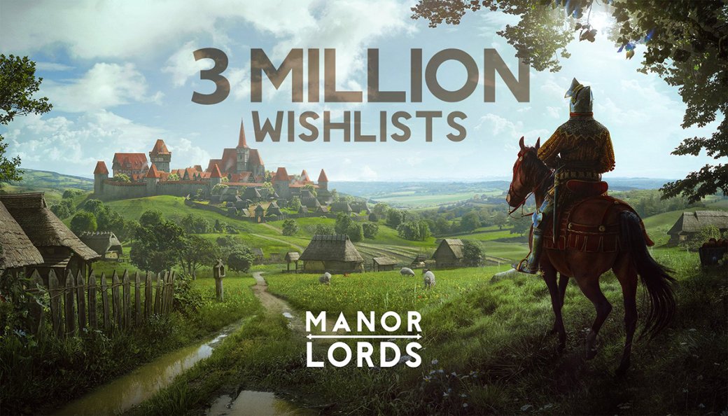 Три миллиона игроков добавили стратегию Manor Lords в список желаемых игр — фото 1