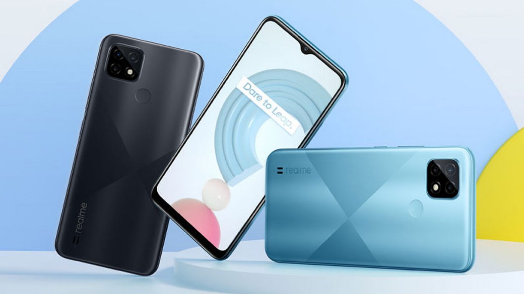 В России представили бюджетный смартфон Realme C21Y с NFC и батареей 5000 мАч — фото 1
